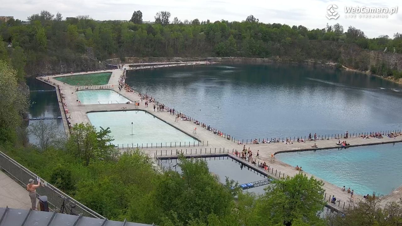 Zakrzówek Kraków - widok na baseny NOWOŚĆ - 05 maj 2026, 15:38