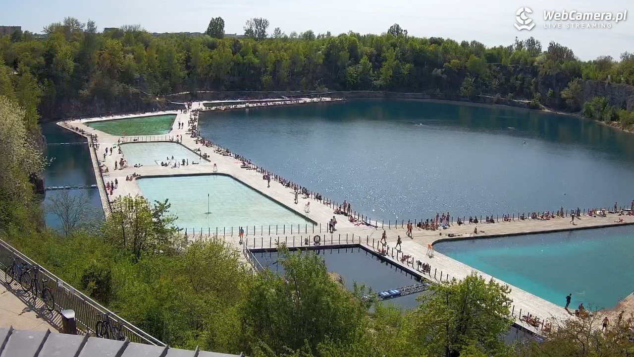 Zakrzówek Kraków - widok na baseny NOWOŚĆ - 04 maj 2026, 14:35