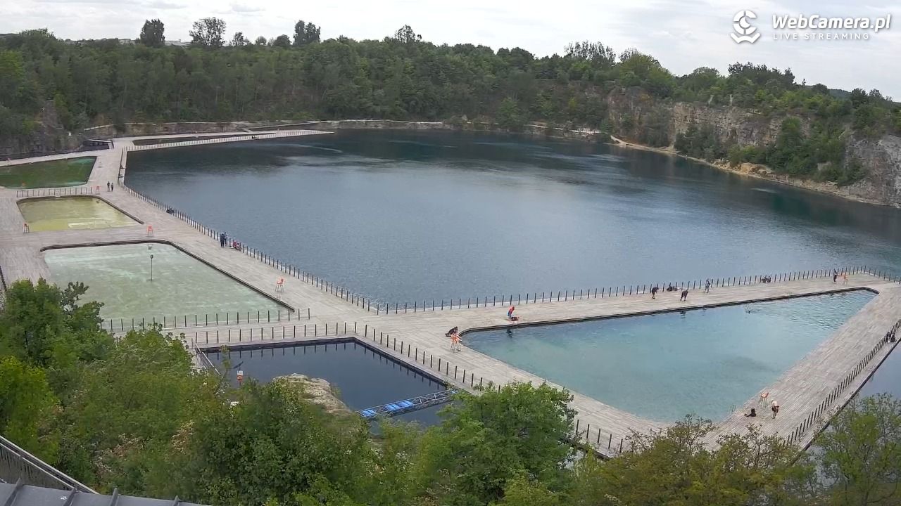 Zakrzówek Kraków - widok na baseny NOWOŚĆ - 14 maj 2025, 14:43