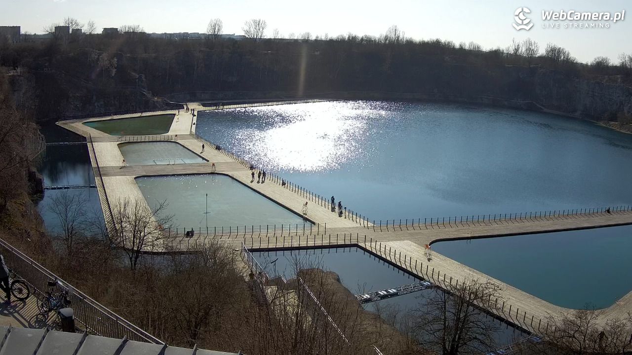 Zakrzówek Kraków - widok na baseny NOWOŚĆ - 18 marzec 2026, 14:31