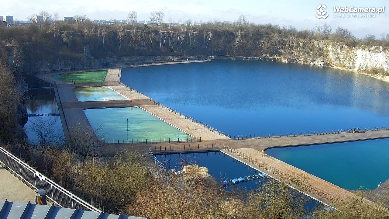 Zakrzówek Kraków - widok na baseny NOWOŚĆ - 21 marzec 2026, 08:28