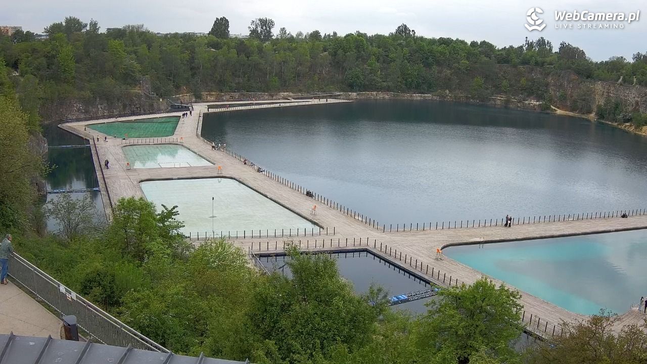 Zakrzówek Kraków - widok na baseny NOWOŚĆ - 09 maj 2026, 13:50