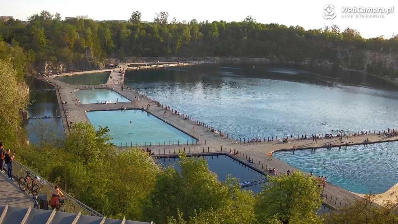 Zakrzówek Kraków - widok na baseny NOWOŚĆ - 05 maj 2026, 18:41