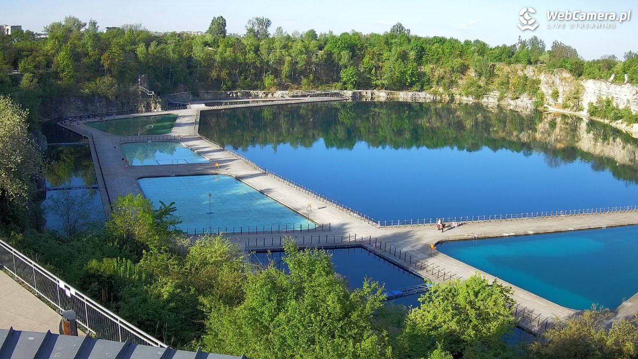 Zakrzówek Kraków - widok na baseny NOWOŚĆ - 06 maj 2026, 07:28