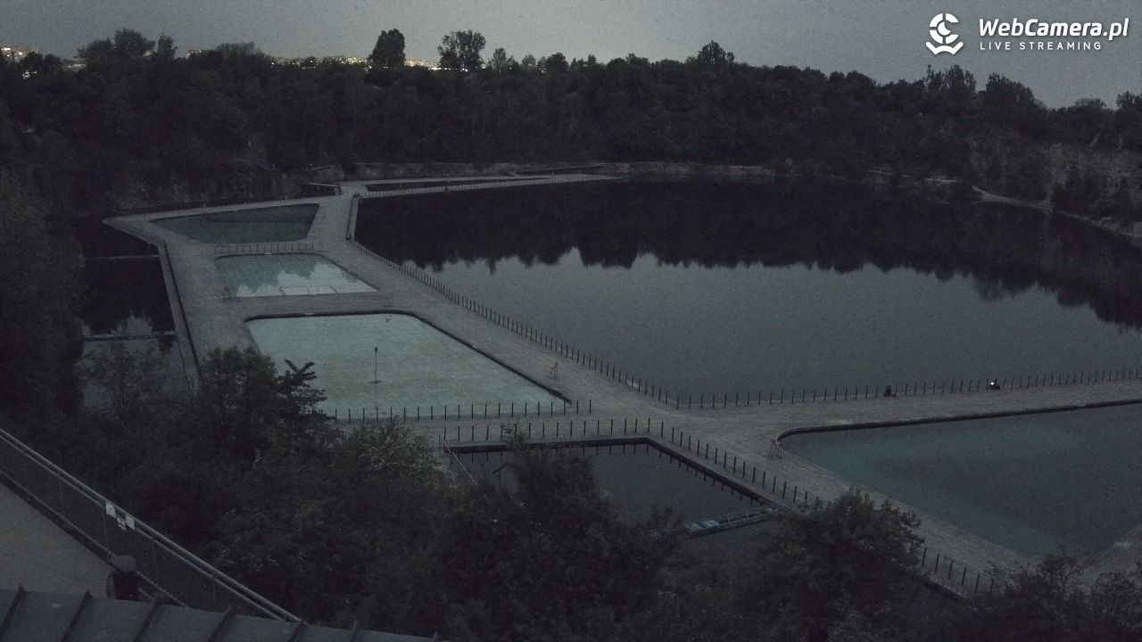 Zakrzówek Kraków - widok na baseny NOWOŚĆ - 08 maj 2026, 20:51