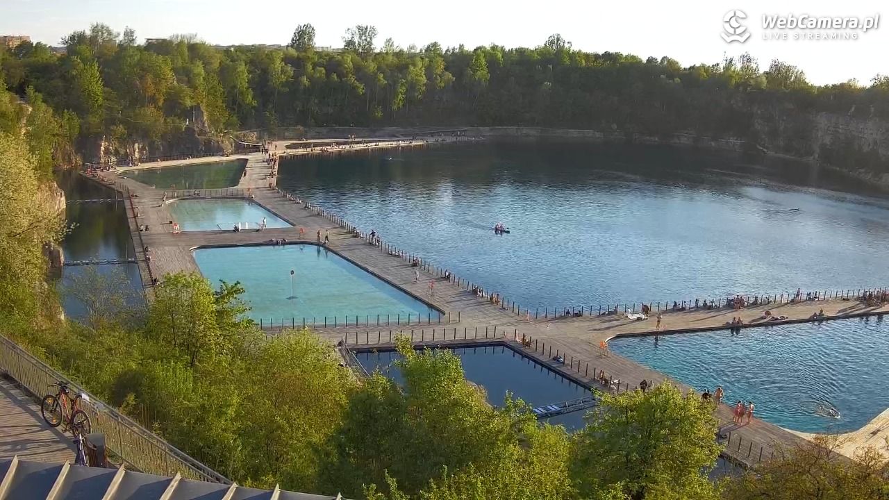 Zakrzówek Kraków - widok na baseny NOWOŚĆ - 05 maj 2026, 18:44