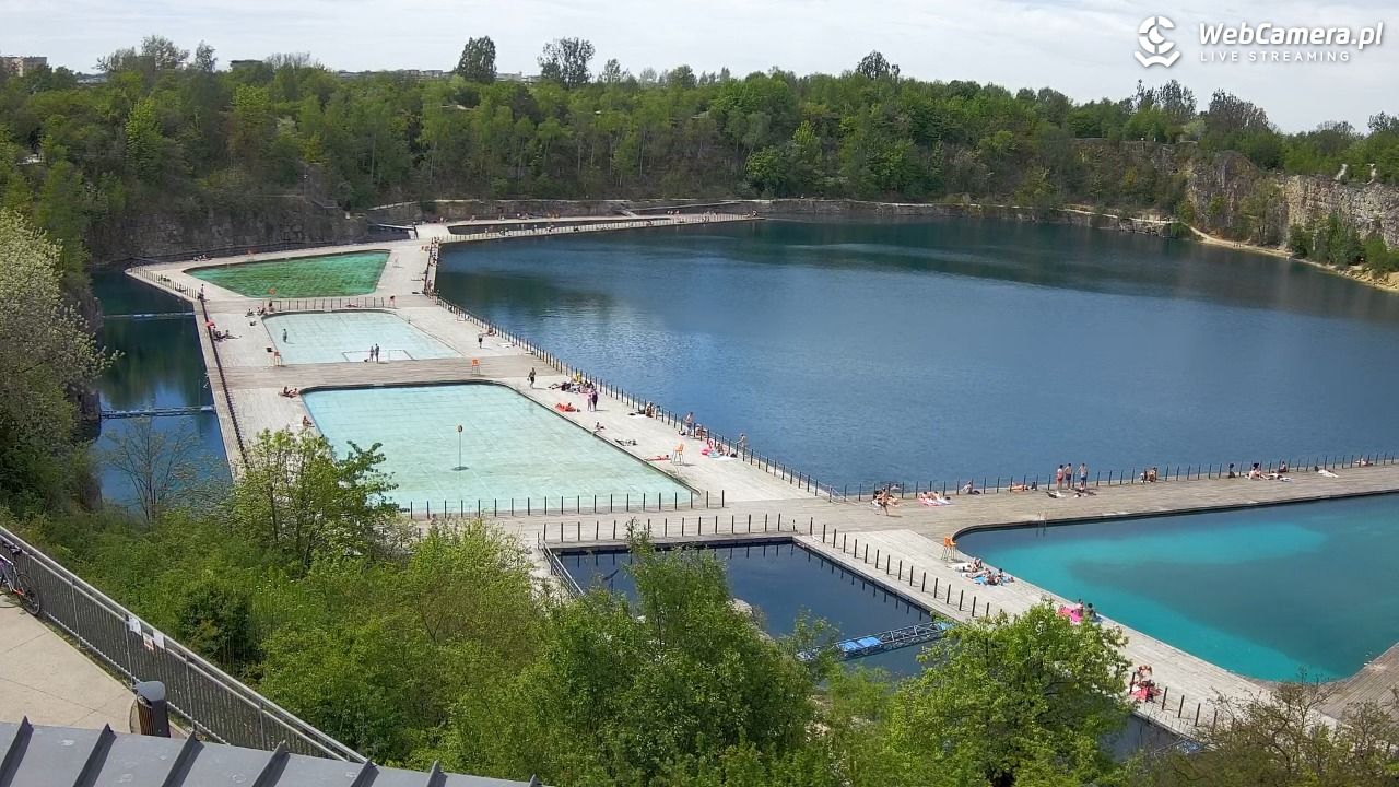 Zakrzówek Kraków - widok na baseny NOWOŚĆ - 05 maj 2026, 11:34