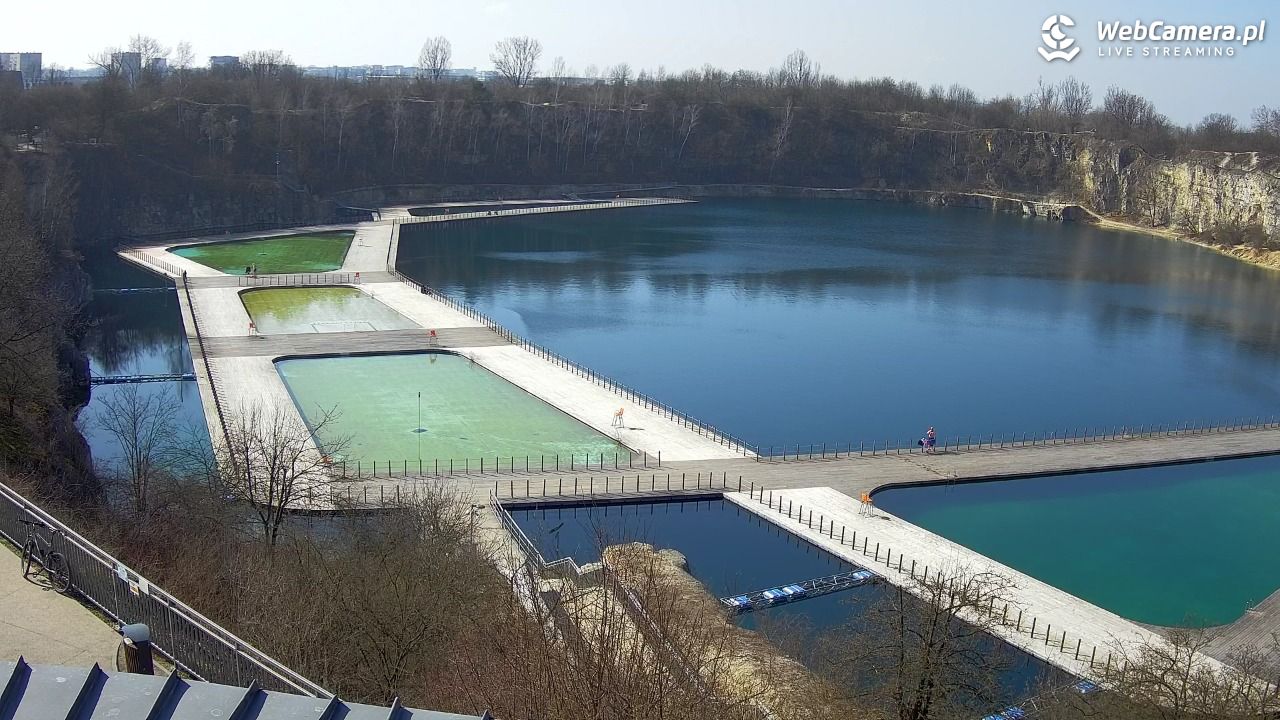 Zakrzówek Kraków - widok na baseny NOWOŚĆ - 18 marzec 2026, 10:48