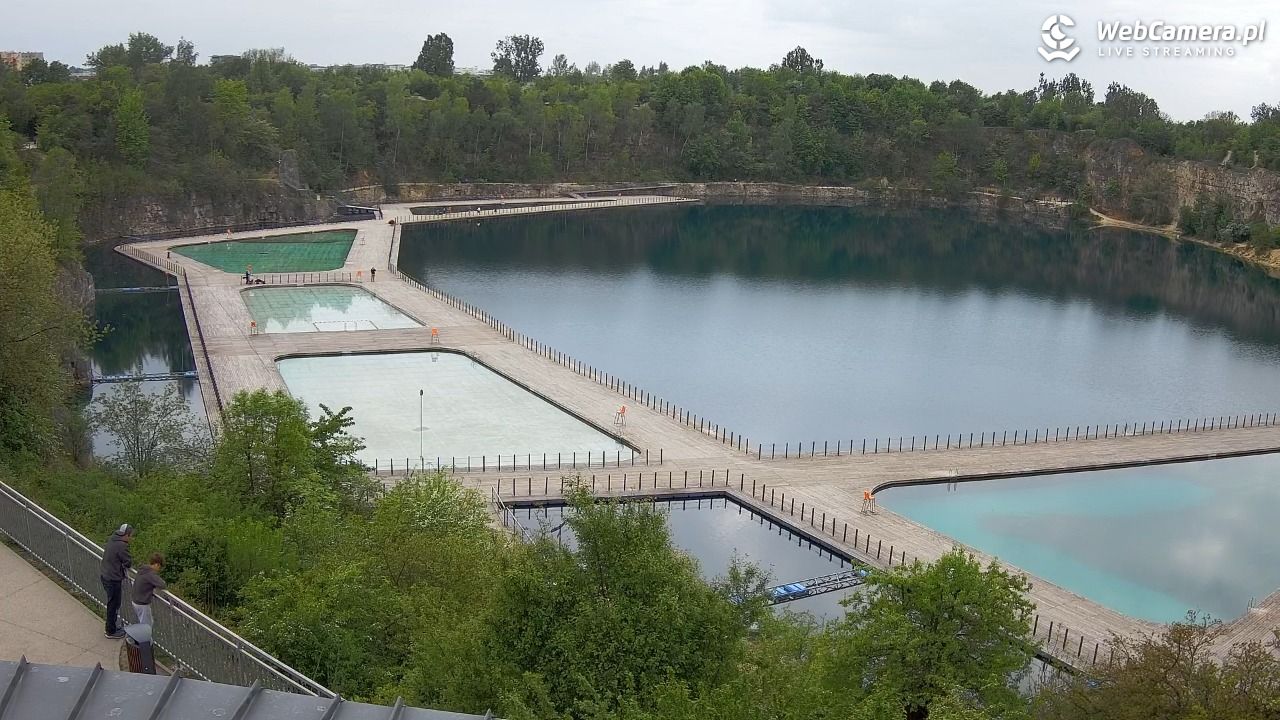Zakrzówek Kraków - widok na baseny NOWOŚĆ - 09 maj 2026, 15:32