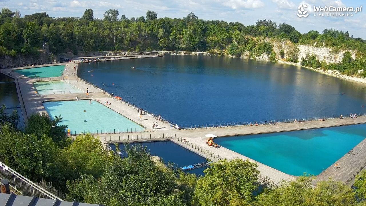 Zakrzówek Kraków - widok na baseny NOWOŚĆ - 01 sierpień 2025, 08:41