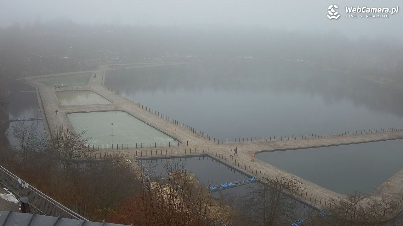 Zakrzówek Kraków - widok na baseny NOWOŚĆ - 30 listopad 2025, 11:31