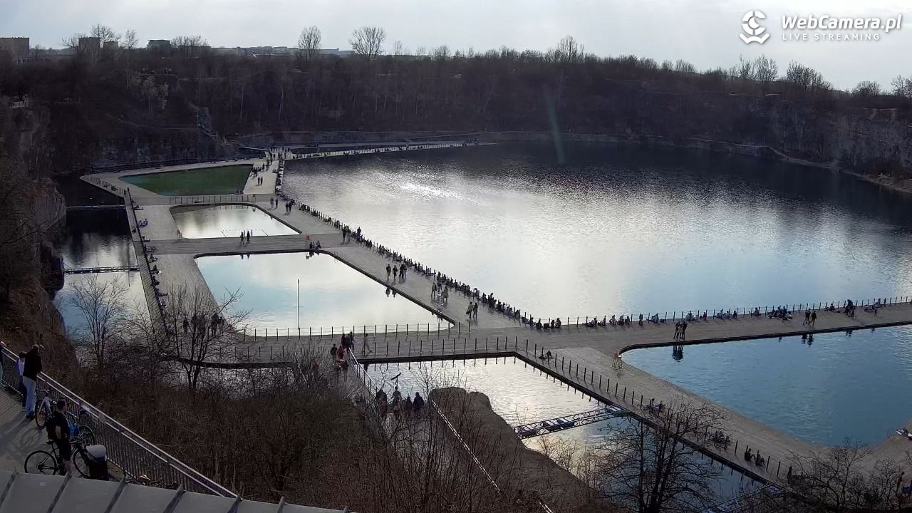 Zakrzówek Kraków - widok na baseny NOWOŚĆ - 15 marzec 2026, 14:35