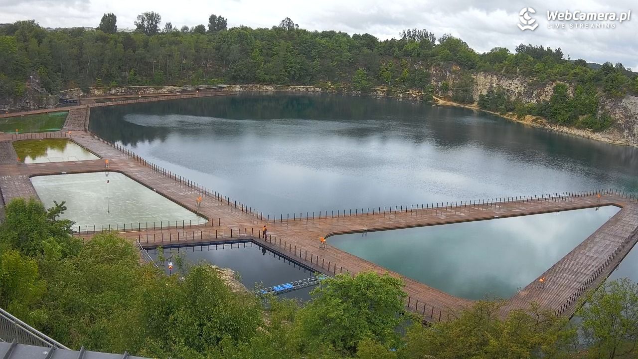 Zakrzówek Kraków - widok na baseny NOWOŚĆ - 15 maj 2025, 10:49