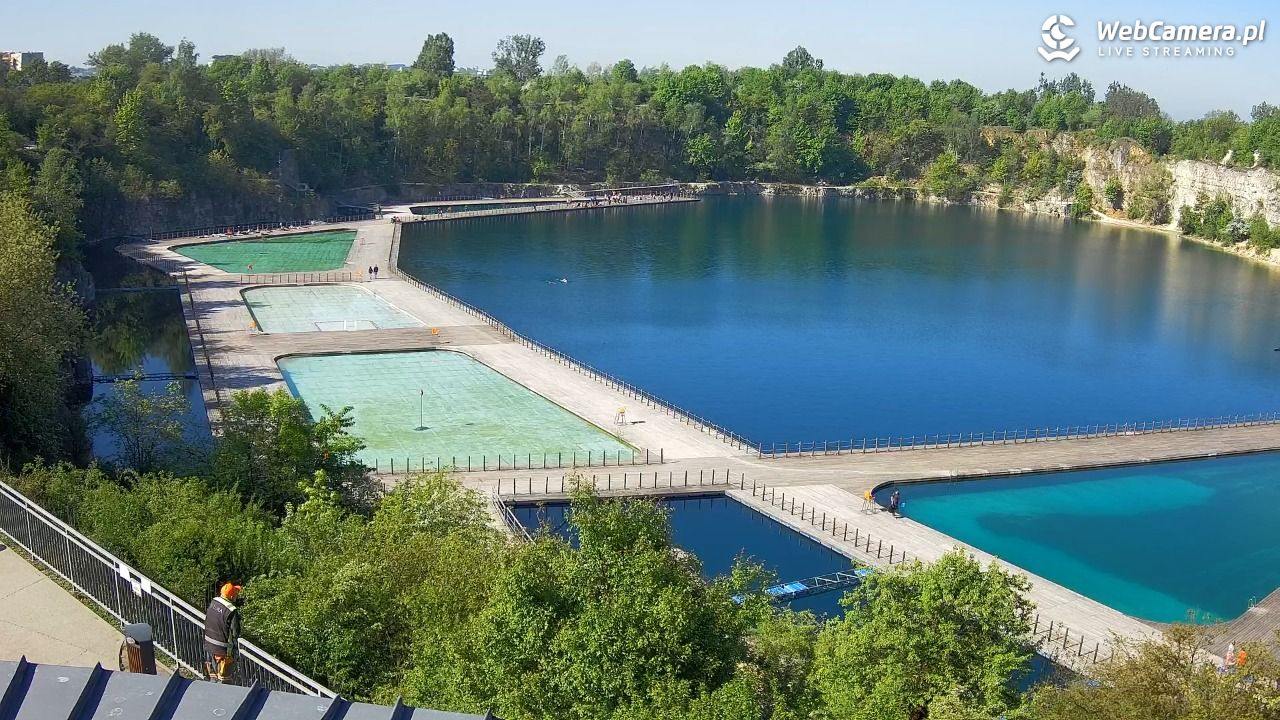Zakrzówek Kraków - widok na baseny NOWOŚĆ - 10 maj 2026, 09:10