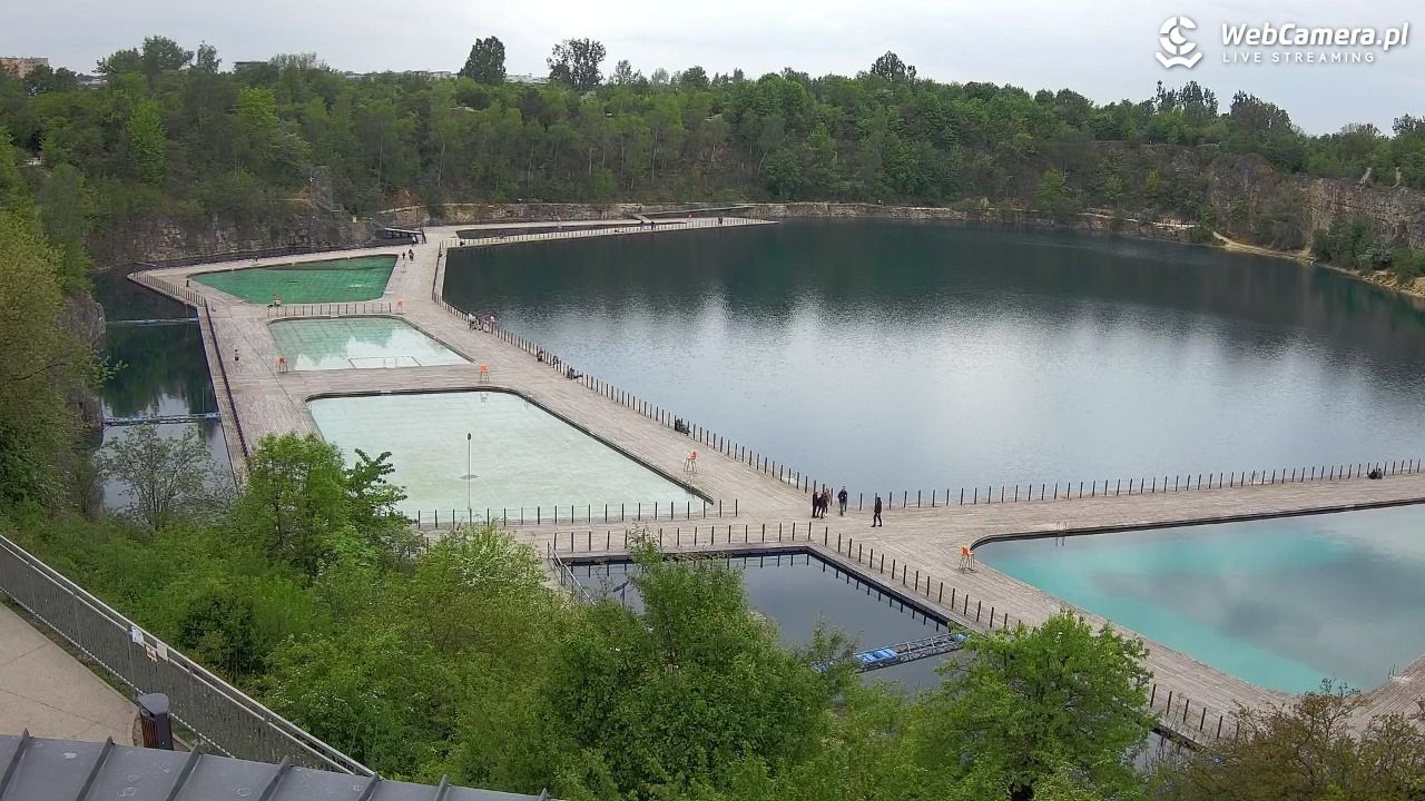 Zakrzówek Kraków - widok na baseny NOWOŚĆ - 09 maj 2026, 13:53