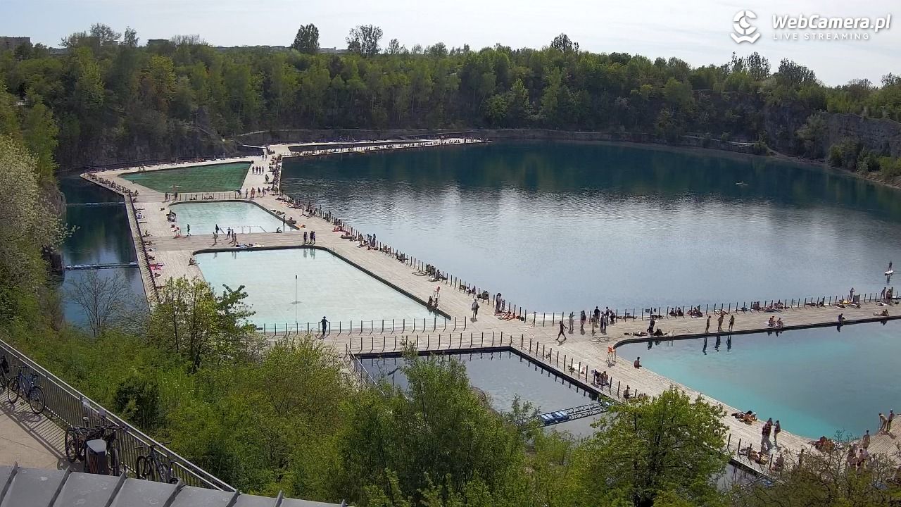 Zakrzówek Kraków - widok na baseny NOWOŚĆ - 04 maj 2026, 15:05