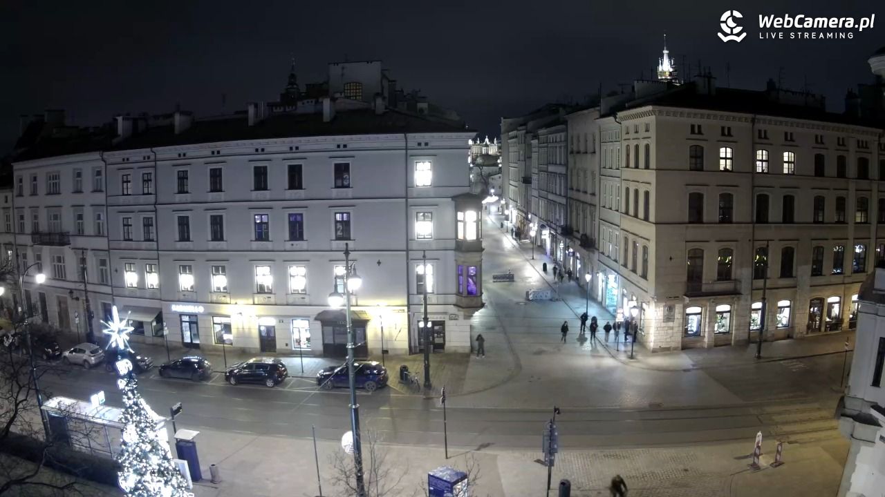 Kraków - Plac Wszystkich Świętych - 25 grudzień 2025, 00:45