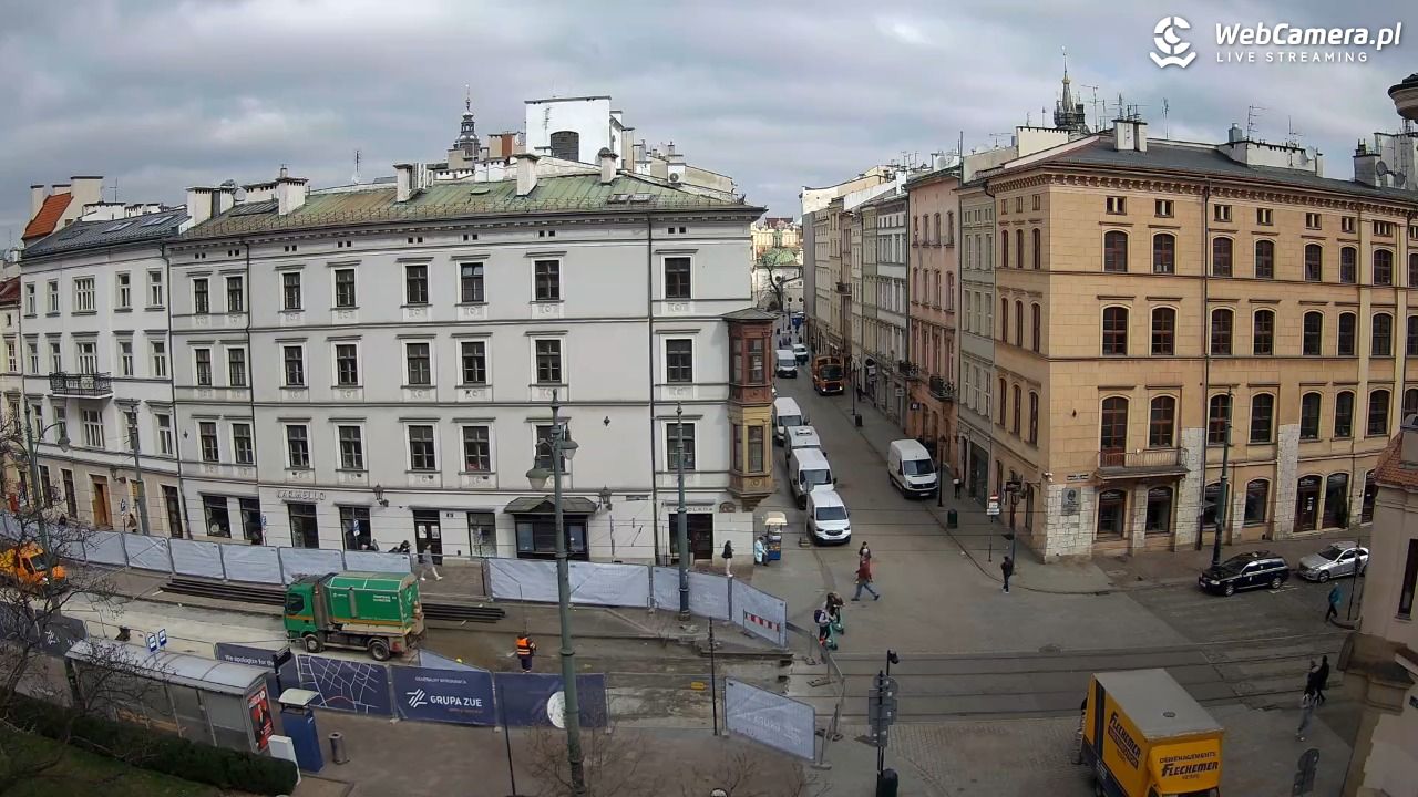 Kraków - Plac Wszystkich Świętych - 28 marzec 2025, 09:15