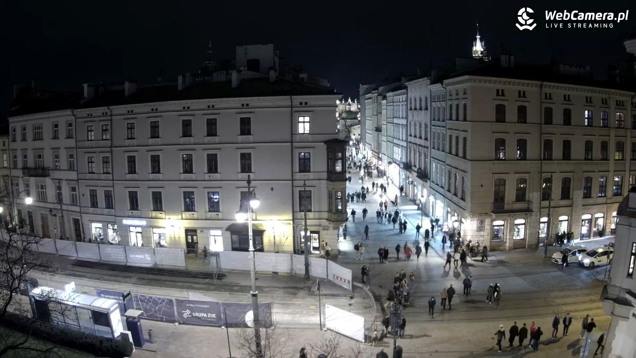 Kraków - Plac Wszystkich Świętych - 29 marzec 2025, 20:33