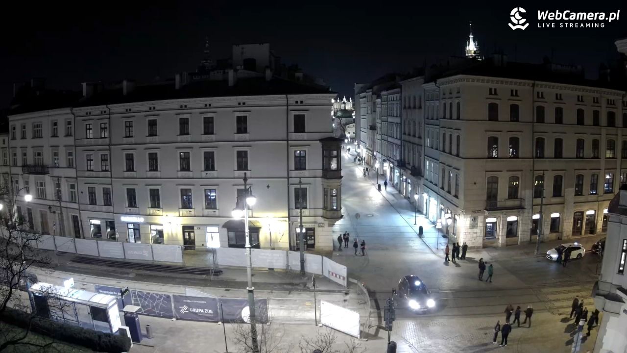 Kraków - Plac Wszystkich Świętych - 29 marzec 2025, 03:06