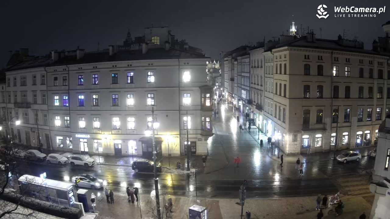 Kraków - Plac Wszystkich Świętych - 08 luty 2026, 21:15