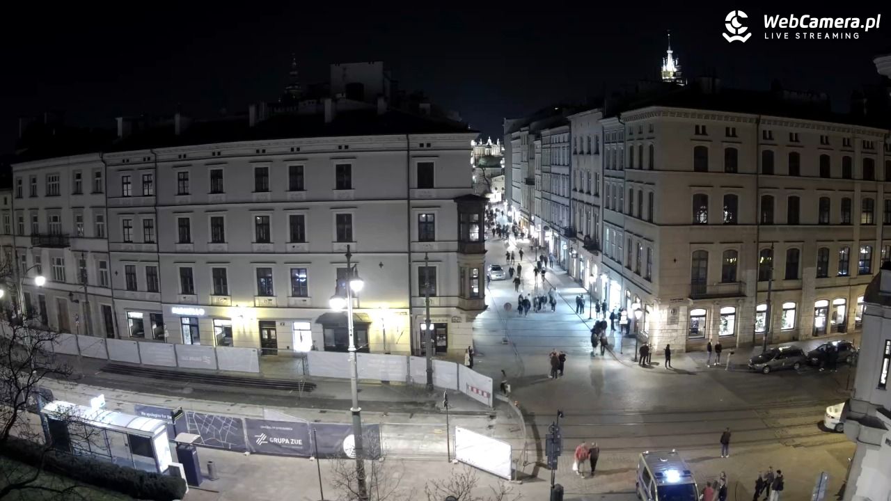 Kraków - Plac Wszystkich Świętych - 28 marzec 2025, 23:18