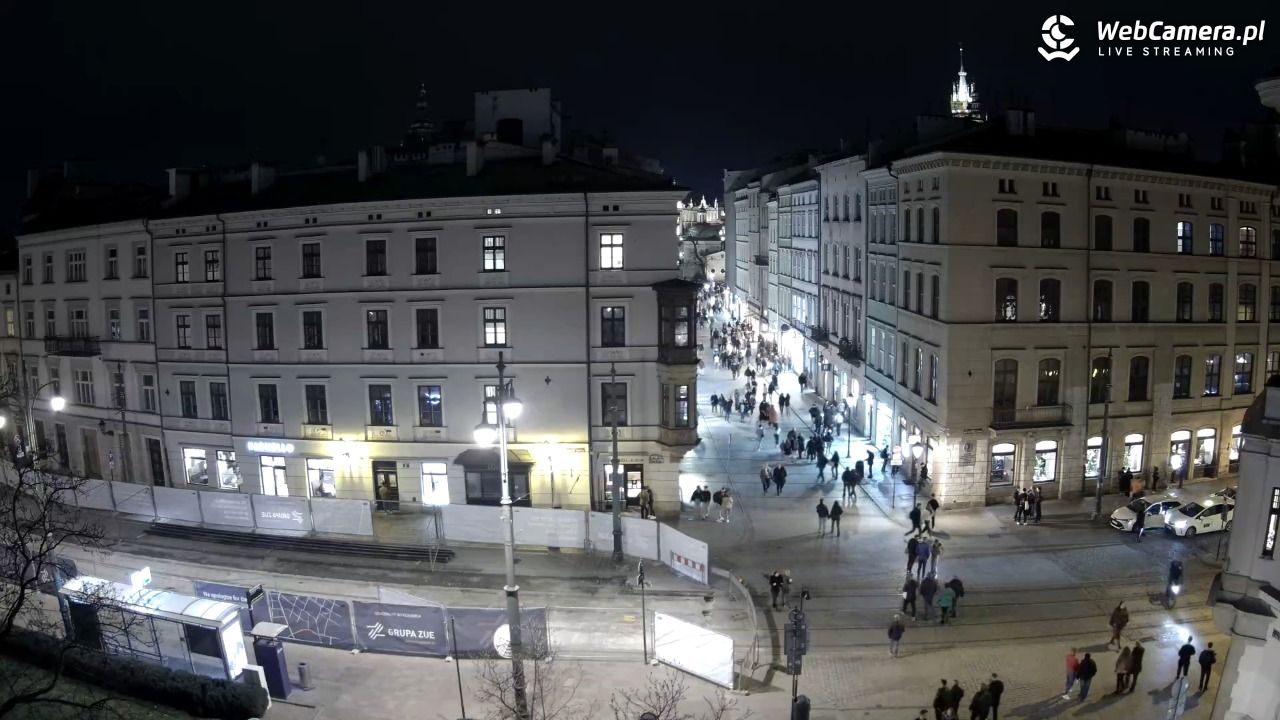 Kraków - Plac Wszystkich Świętych - 29 marzec 2025, 20:34