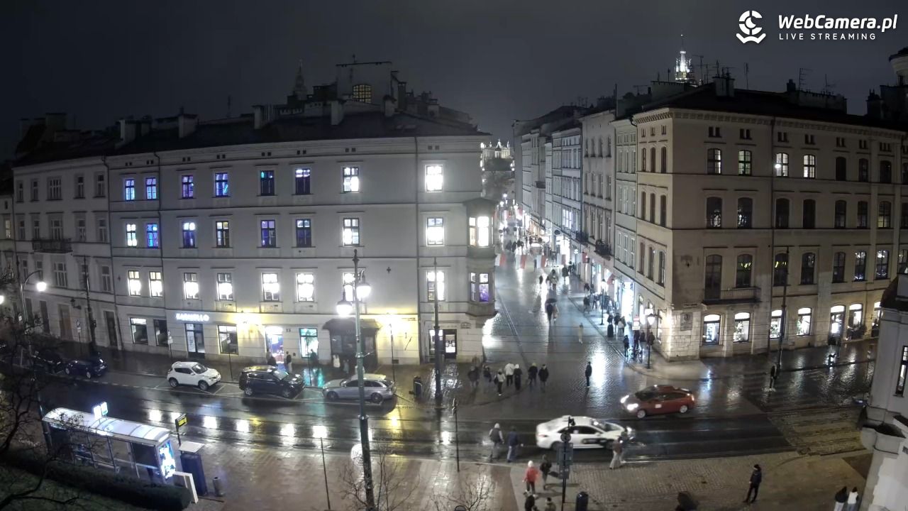 Kraków - Plac Wszystkich Świętych - 10 listopad 2025, 21:20