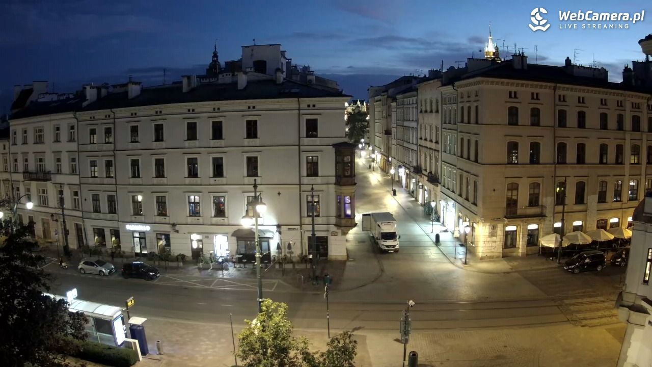 Kraków - Plac Wszystkich Świętych - 20 sierpień 2026, 04:55