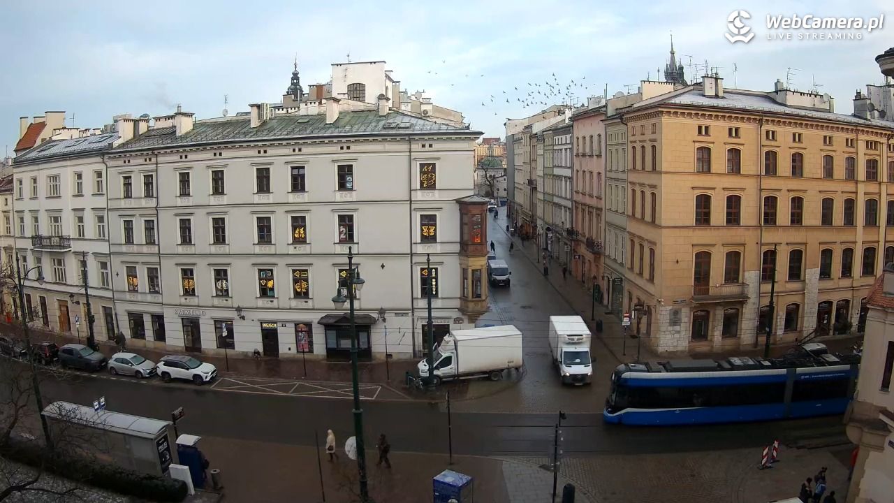 Kraków - Plac Wszystkich Świętych - 11 luty 2026, 07:57