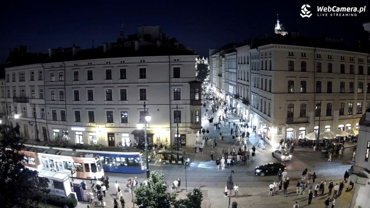 Kraków - Plac Wszystkich Świętych - 21 czerwiec 2025, 22:28