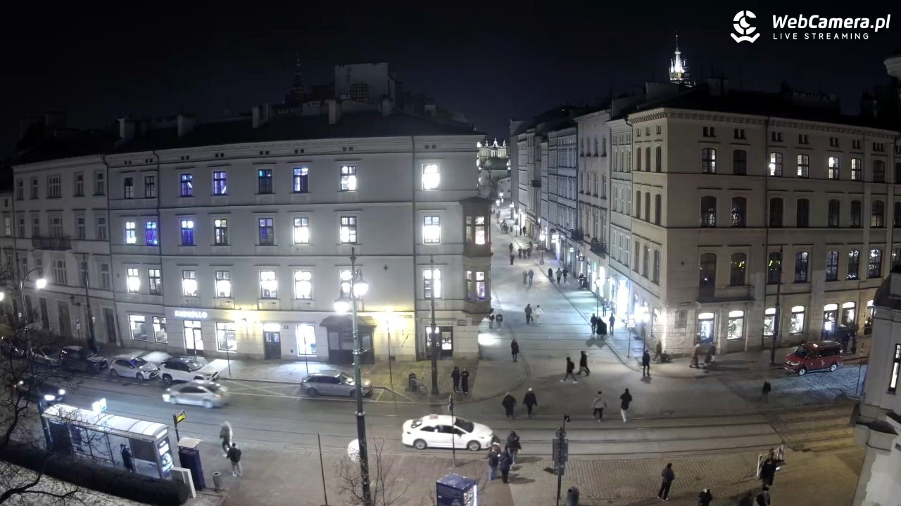 Kraków - Plac Wszystkich Świętych - 09 luty 2026, 21:16