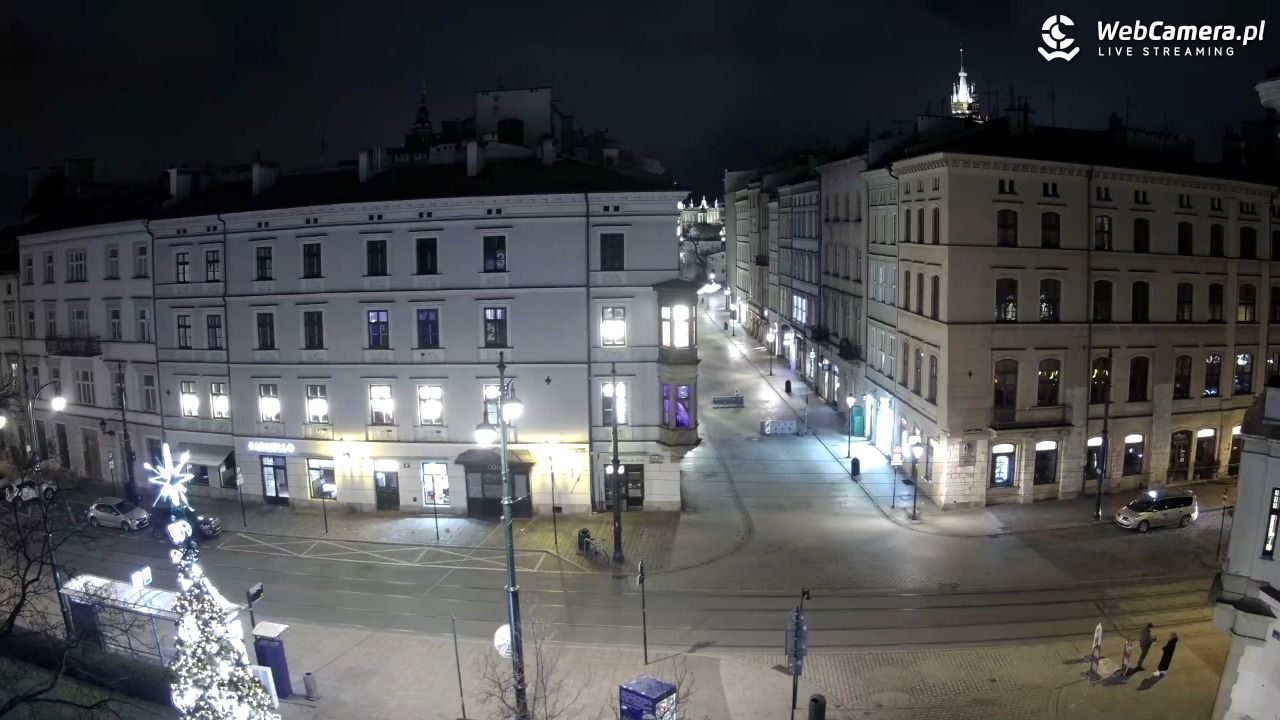 Kraków - Plac Wszystkich Świętych - 24 grudzień 2025, 02:44