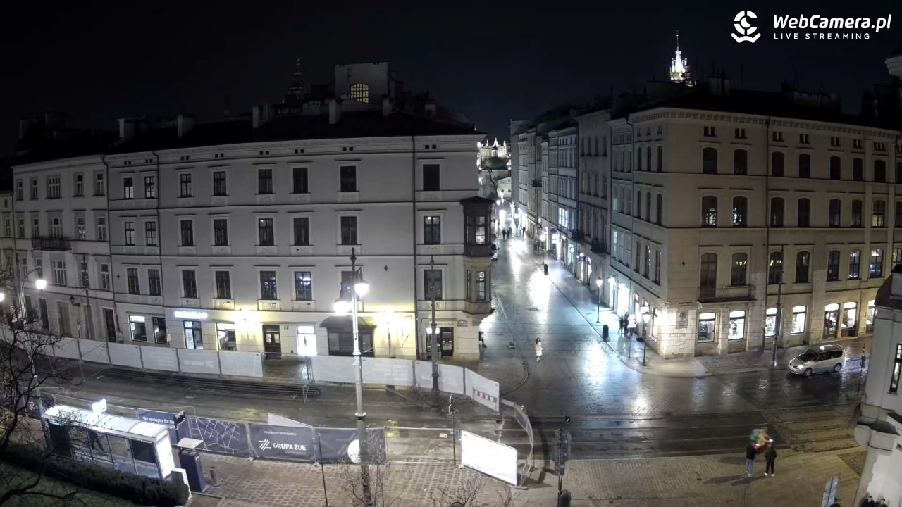 Kraków - Plac Wszystkich Świętych - 30 marzec 2025, 23:21