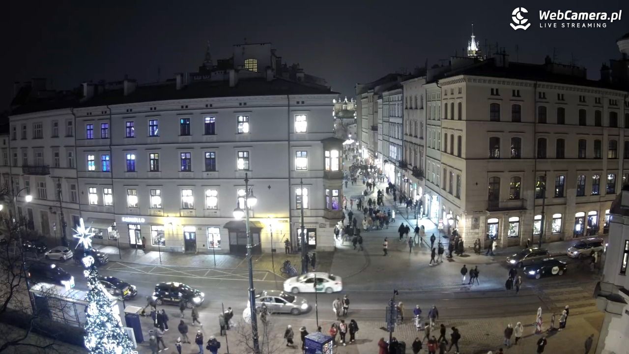 Kraków - Plac Wszystkich Świętych - 26 grudzień 2025, 19:31