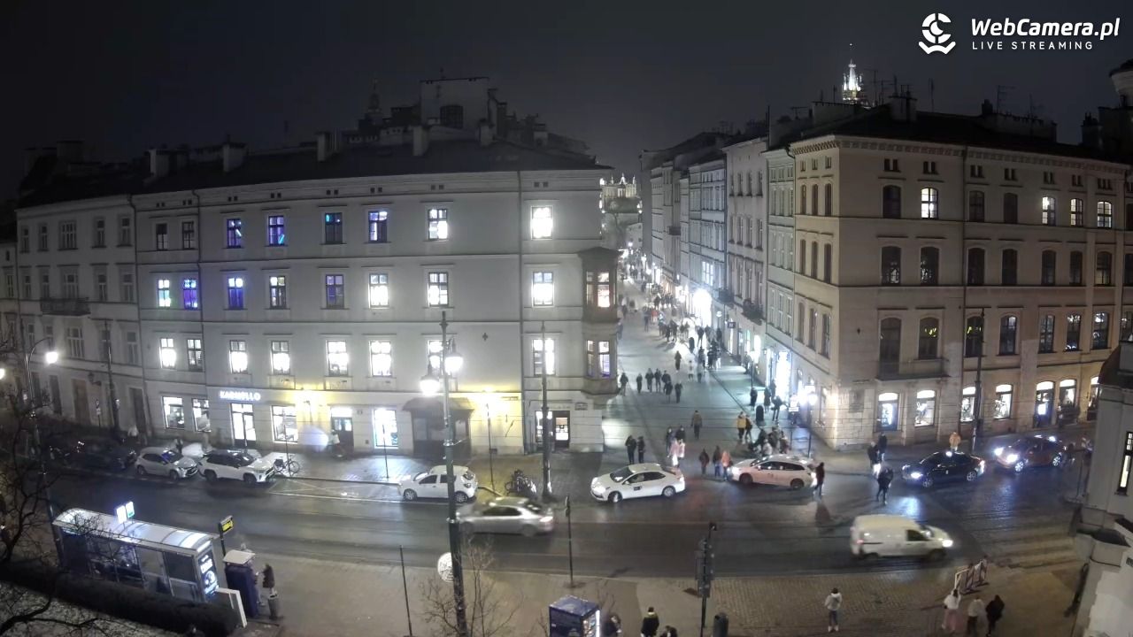 Kraków - Plac Wszystkich Świętych - 07 luty 2026, 20:44