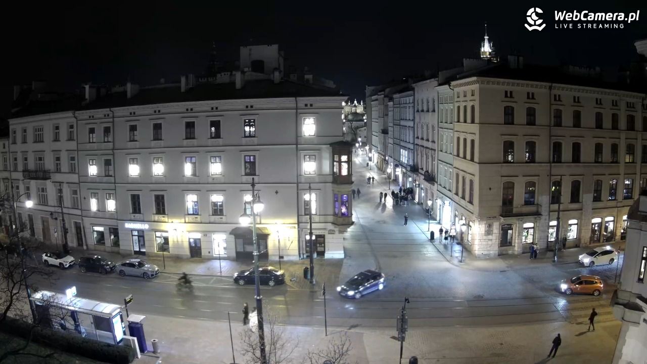 Kraków - Plac Wszystkich Świętych - 25 marzec 2026, 23:37