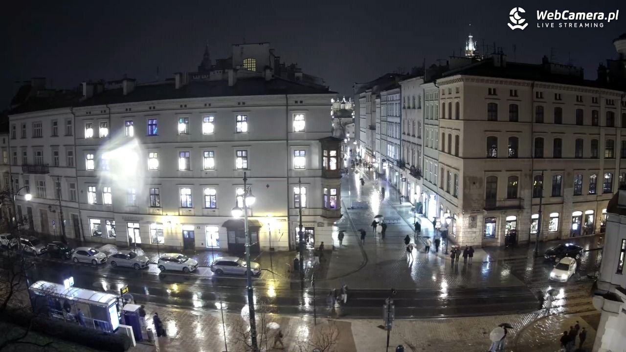 Kraków - Plac Wszystkich Świętych - 27 marzec 2026, 21:03