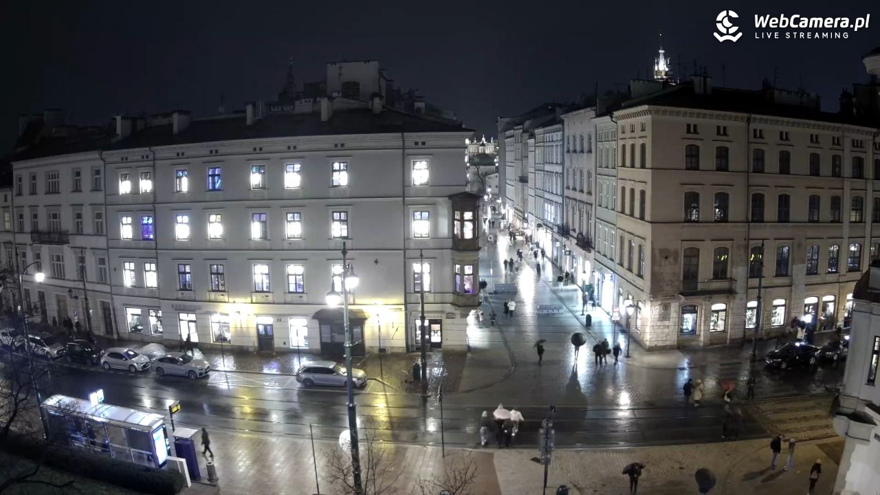 Kraków - Plac Wszystkich Świętych - 27 marzec 2026, 20:32