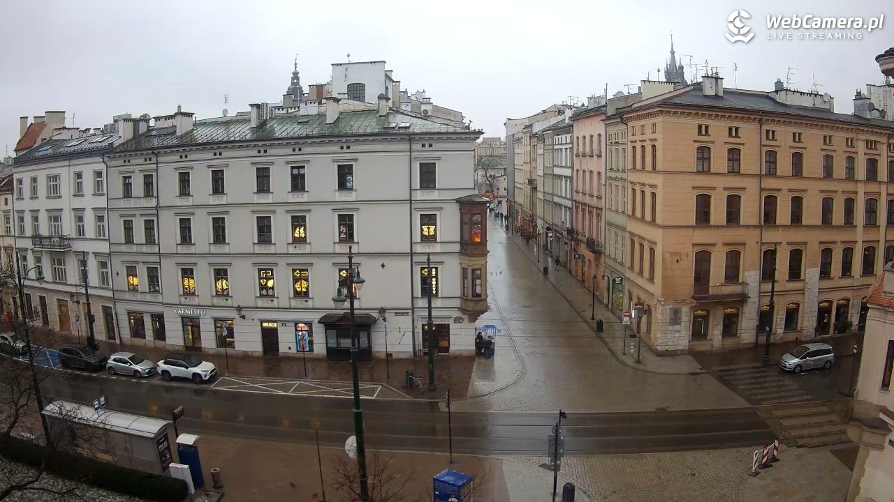 Kraków - Plac Wszystkich Świętych - 08 luty 2026, 08:17