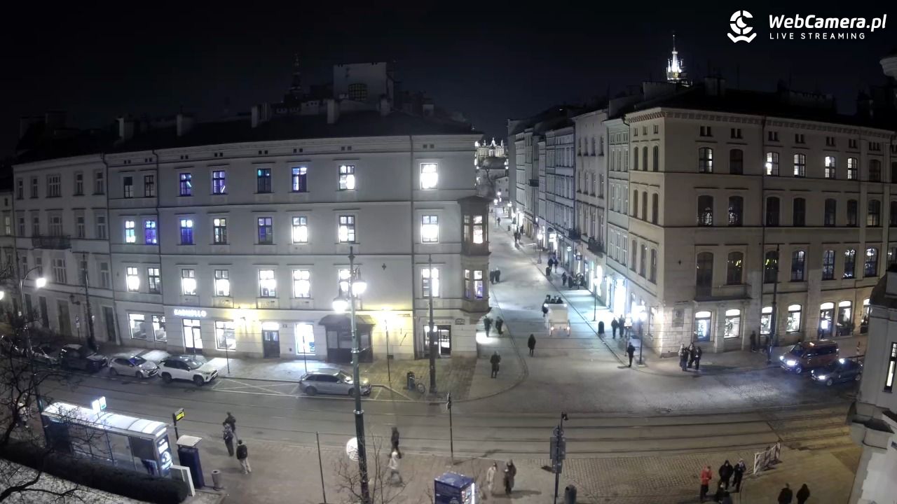 Kraków - Plac Wszystkich Świętych - 09 luty 2026, 21:20