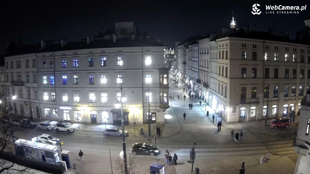 Kraków - Plac Wszystkich Świętych - 09 luty 2026, 21:16