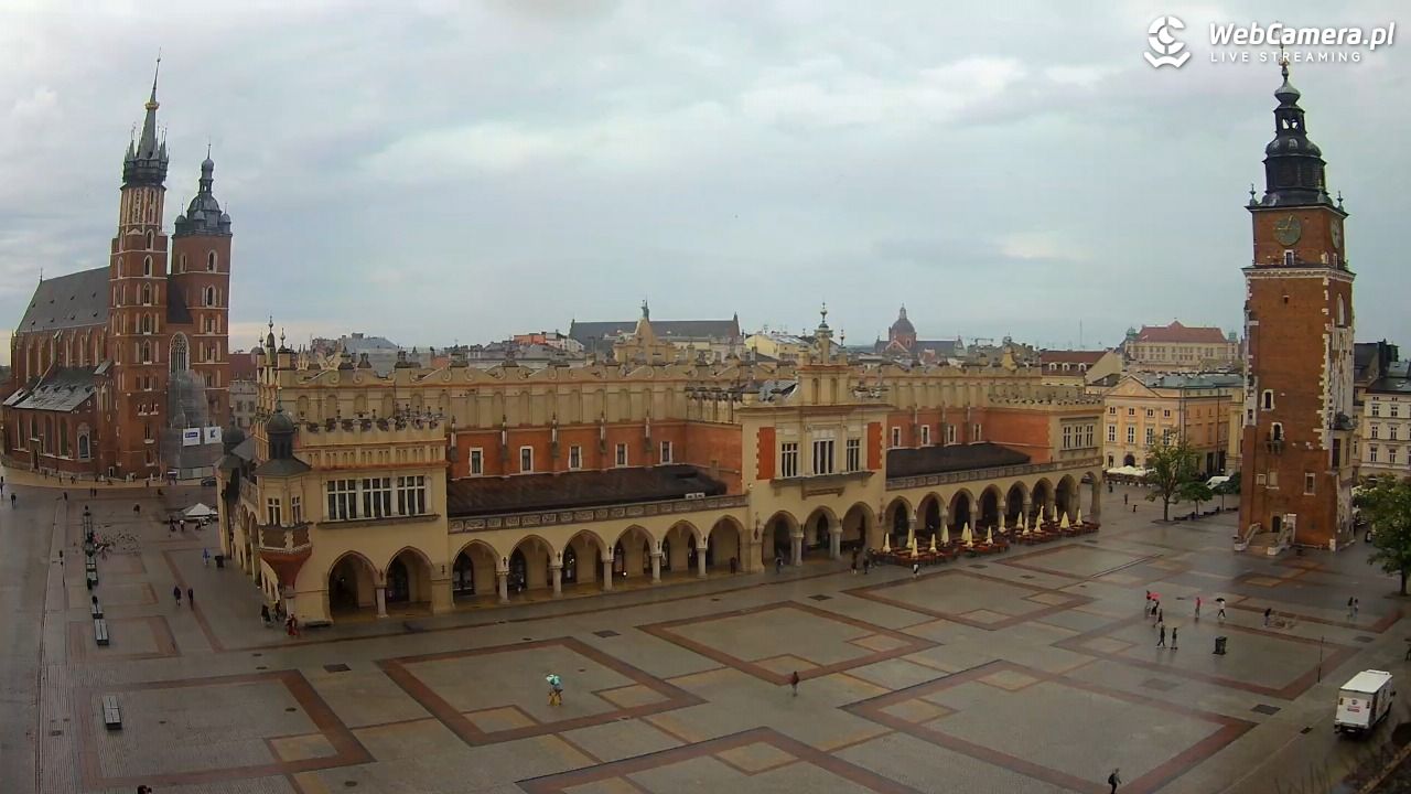 Kraków - widok na Rynek Główny - 30 maj 2026, 09:08