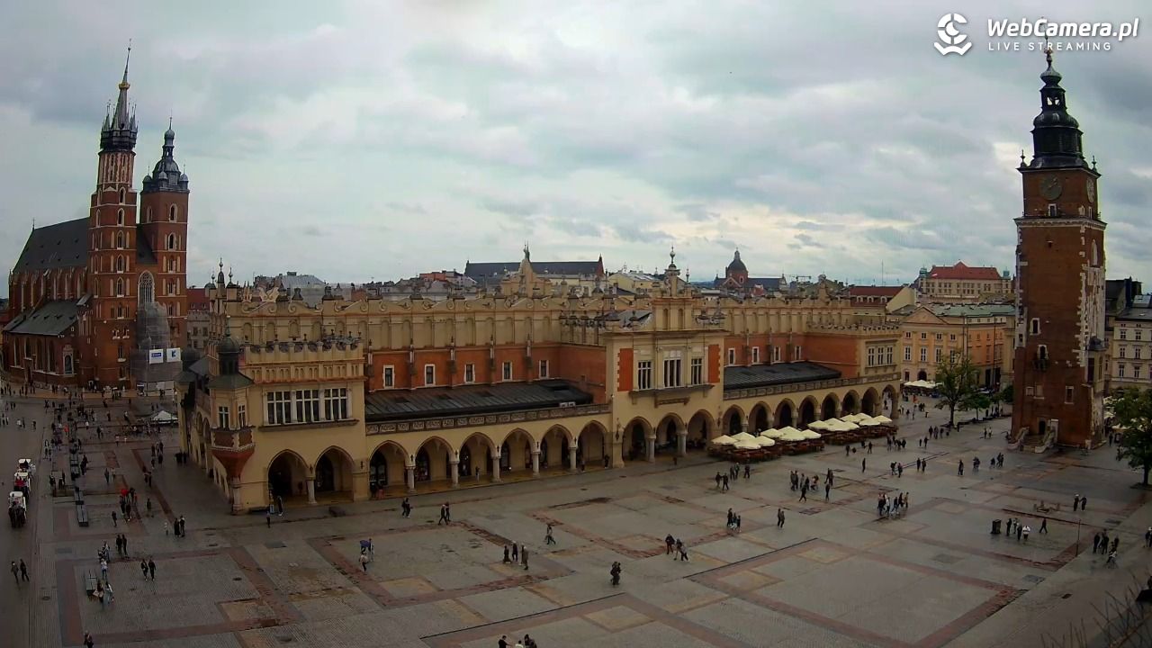 Kraków - widok na Rynek Główny - 30 maj 2026, 14:10