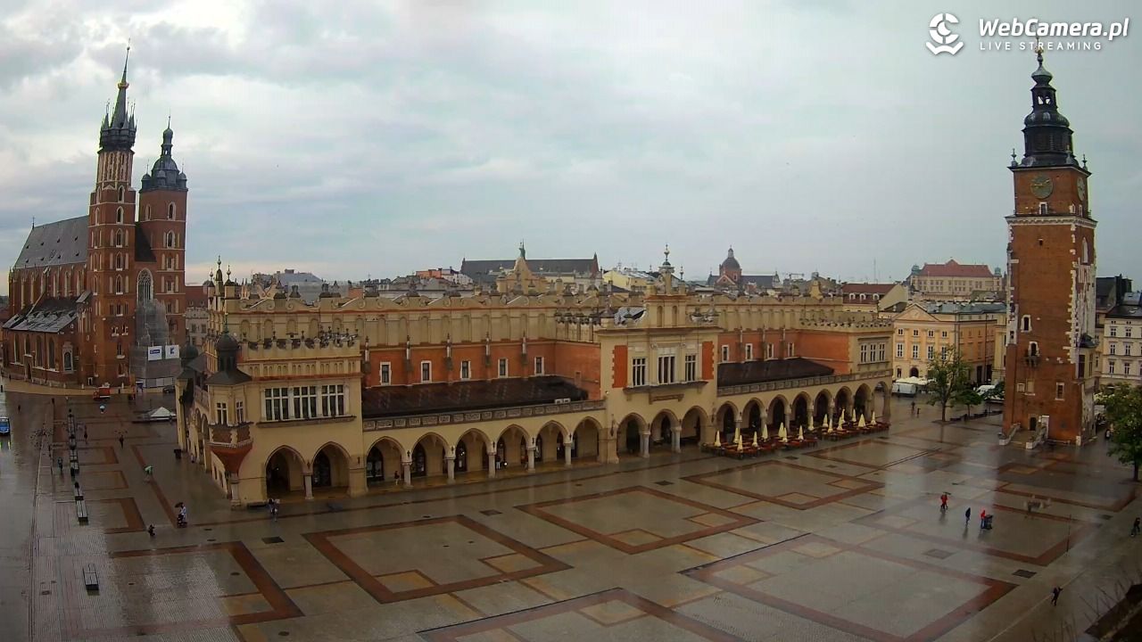 Kraków - widok na Rynek Główny - 30 maj 2026, 09:14