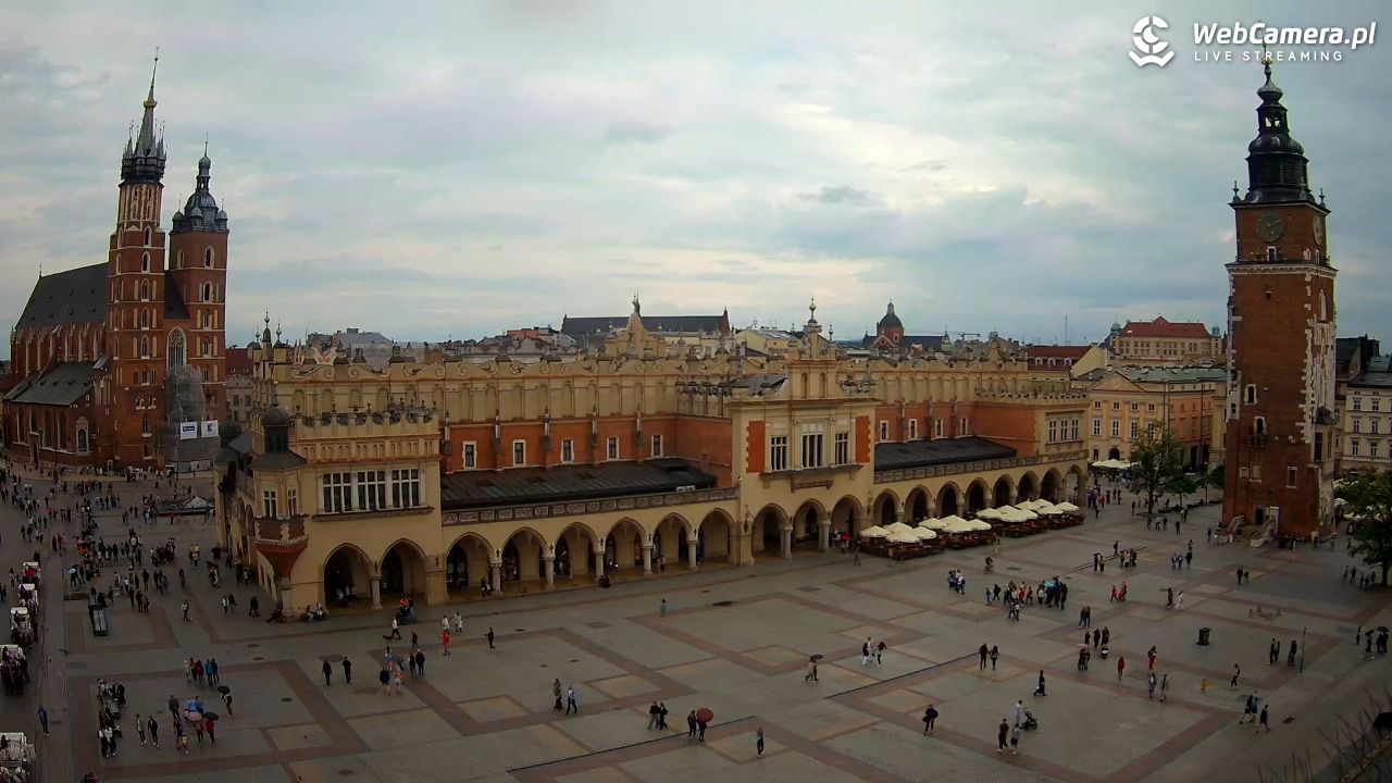 Kraków - widok na Rynek Główny - 30 maj 2026, 17:14