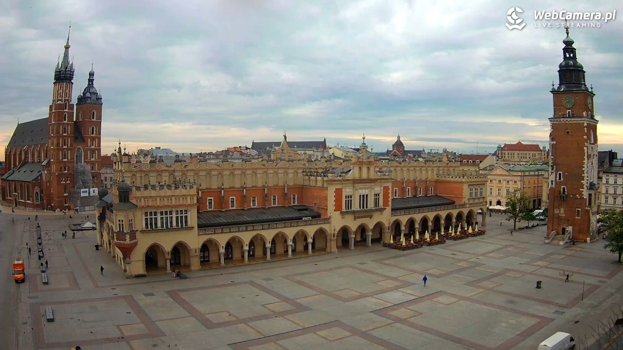 Kraków - widok na Rynek Główny - 30 maj 2026, 08:32