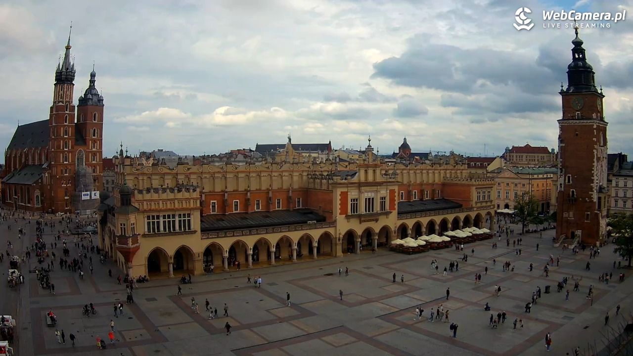 Kraków - widok na Rynek Główny - 30 maj 2026, 16:30
