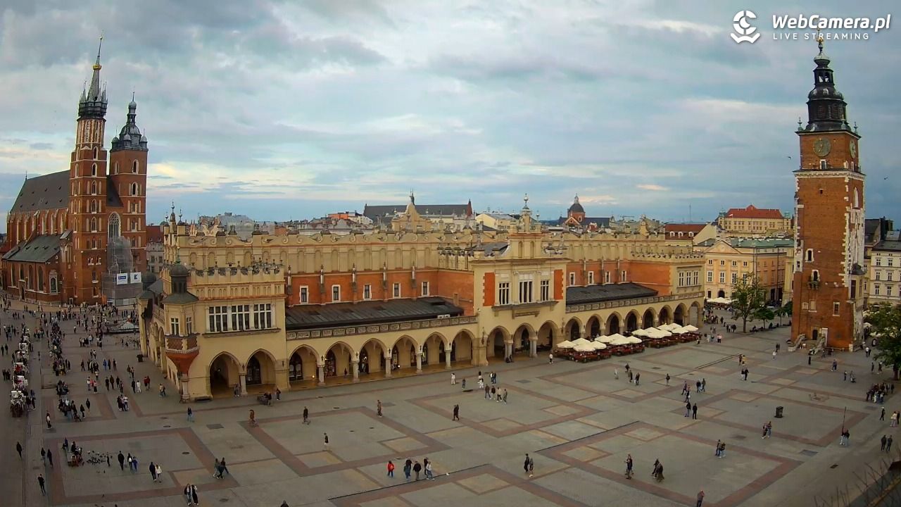 Kraków - widok na Rynek Główny - 30 maj 2026, 19:02