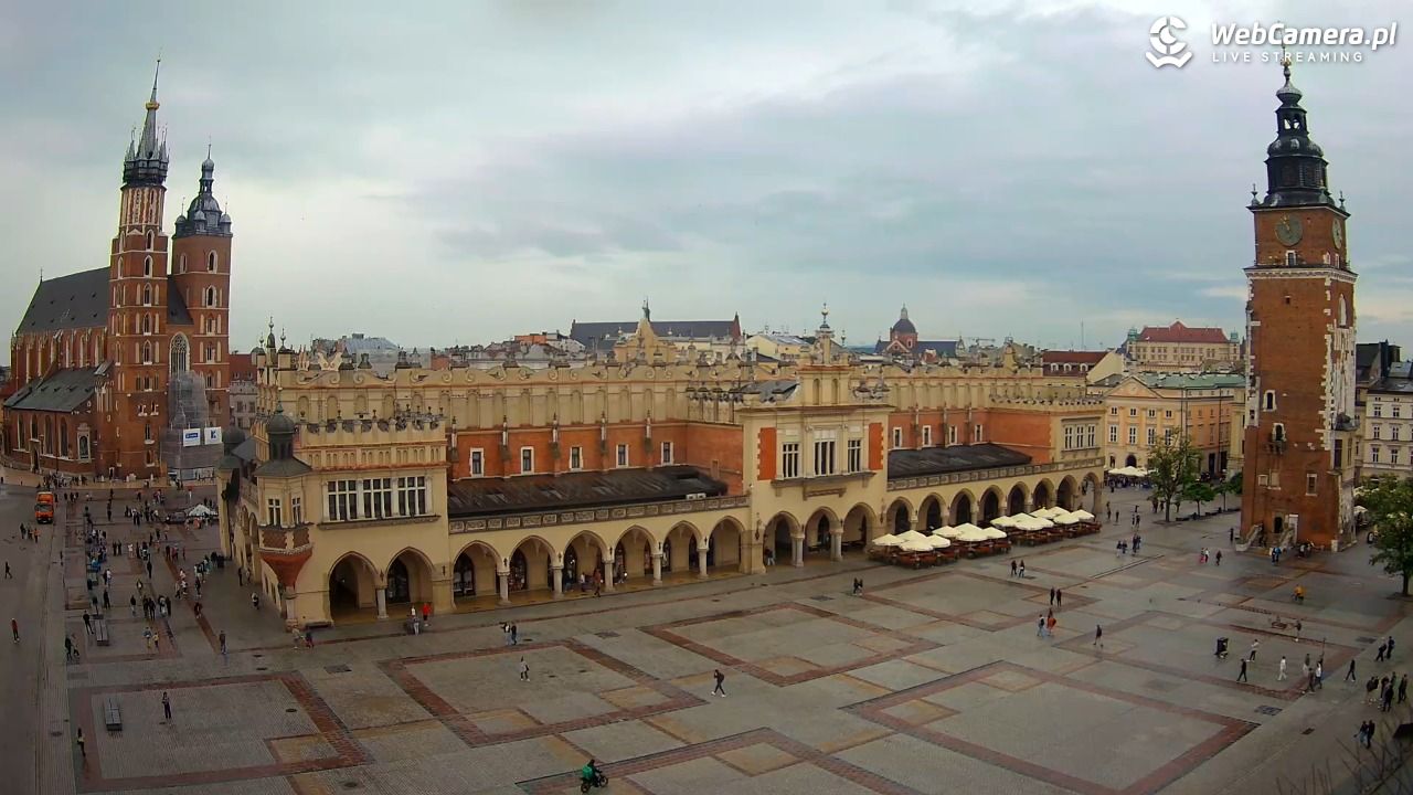 Kraków - widok na Rynek Główny - 30 maj 2026, 11:01